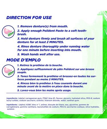 Polident 3 Minute Daily Denture Cleaner Triple Mint Fresh 96 Tabs (Packaging May Vary) & Denture Cleanser Paste 90ml 96's BEAUTY + BONDING_ADHESIVES ST-06053 - Buy Online on GoSupps.com