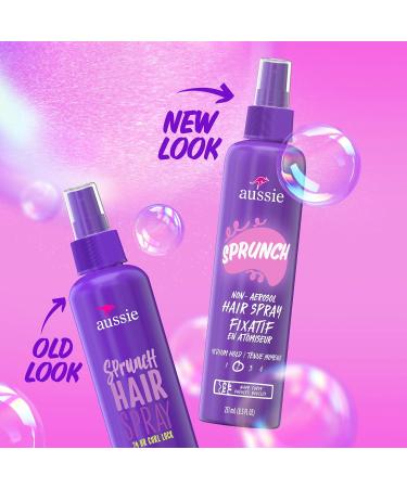 Aussie Sprunch Non-Aerosol Hair Spray for Curly Hair and Wavy Hair 8.5 fl oz - Buy Online on GoSupps.com