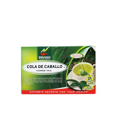 Hanan Peruvian Secrets Cola De Caballo Herbal Tea - 25 Tea Bags | Natural Horse Tail for Kidney and Urinary Tract Support - Buy Online on GoSupps.com