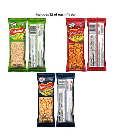 Quaker Sabritas Peanuts Variety Pack - 1.625 oz (Pack of 36) - Buy Online on GoSupps.com