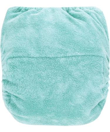 TotsBots Bamboozle Stretch Cloth Nappy Size 1 - Moss | Reusable Washable Nappy for Newborns (2-8kg) - Buy Online on GoSupps.com
