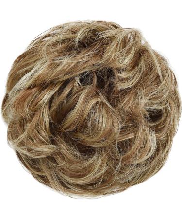 Yamel Messy Bun Hair Extension - Light Brown/Ash Blonde Curly Updo Scrunchie - Buy Online on GoSupps.com
