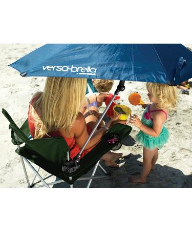 Sport-Brella Versa-Brella SPF 50+ Adjustable Umbrella with Universal Clamp Regular Midnight Blue - Buy Online on GoSupps.com