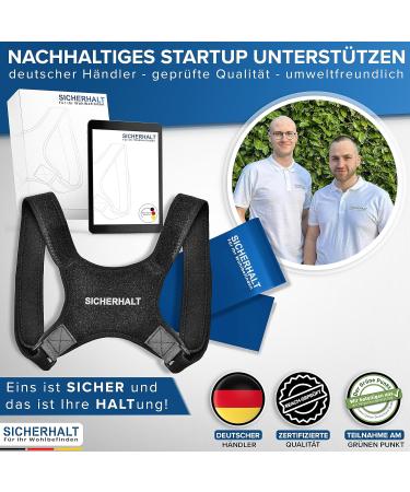 Safe Home - Premium Posture Corrector for Men & Women | Innovative Back Support Belt + Fitness Band & eBook | Achieve Healthy Posture - Buy Online on GoSupps.com