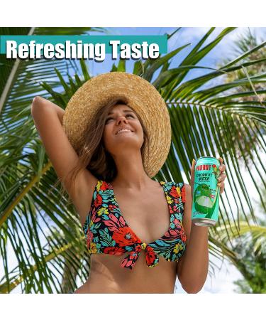 Parrot Coconut Water with Pulp 16.9 fl. oz. (Pack of 12) - Refreshing and Nutritious Hydration Option - Buy Online on GoSupps.com