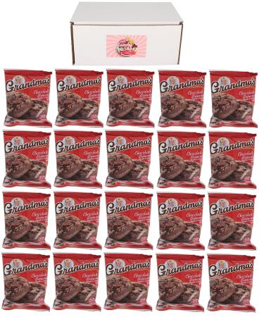 Grandma's Cookies In Box (Pack of 20, total of 40 cookies) (Chocolate Brownie)