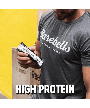 Barebells Protein Bars - Cookies & Cream | 20g Protein Low Carb Chocolate Bars | After Workout Low Calorie Snacks 12 x 55g - Buy Online on GoSupps.com