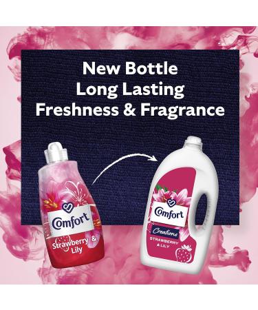 Comfort Creations Strawberry & Lily Fabric Conditioner - 100 Days of Freshness, 83 washes - 2490ml - Buy Online on GoSupps.com
