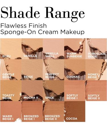 Elizabeth Arden Flawless Finish Porcelain Beige Cream Makeup Foundation - Sponge-On Formula - Buy Online on GoSupps.com