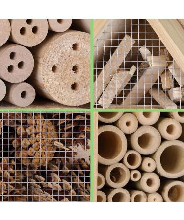Cadoca XXL Insect Hotel | Wooden Bug House 48x31x10cm | Weatherproof Garden Bee Home for Bees, Butterflies, Ladybugs | Hanging Nesting Habitat - Buy Online on GoSupps.com