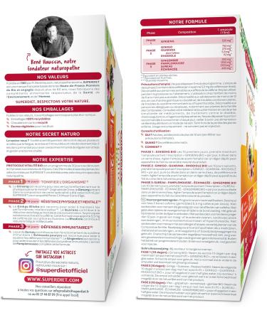 SUPERDIET - BIO VITALITY PROTOCOL - Tone Physical & Mental Resistance Natural Defenses-Made in France - 30 ampoules of 15 ml - Buy Online on GoSupps.com