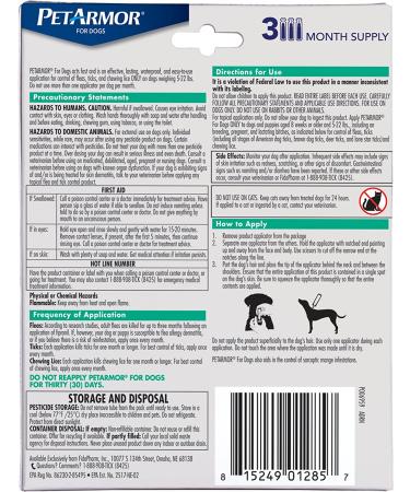 PetArmor Flea and Tick Treatment for Small Dogs (5-22 lbs) - 3 Month Supply - Buy Online on GoSupps.com