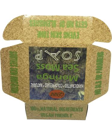 Sea Moss Soap |100% Vegan | Coldpressed Handcrafted with wildcrafted Sea moss and Moringa Sea Moss Moringa - Buy Online on GoSupps.com