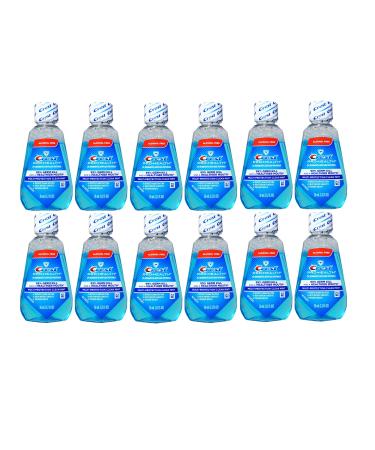 Crest Pro-Health Clean Mint Multi-Protection Mouthwash (Mouthrinse) Travel Size 1.2 oz (32ml) - Pack of 12