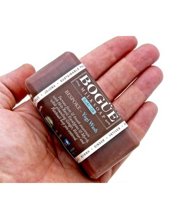 Goat Milk Soap - BOGUE No.19 Namaste Yoga Blend | Essential Oils of Holy Basil Eucalyptus Myrrh Ginger Vetiver & Patchouli | 2 Bars - International Shipping Available - Buy Online on GoSupps.com