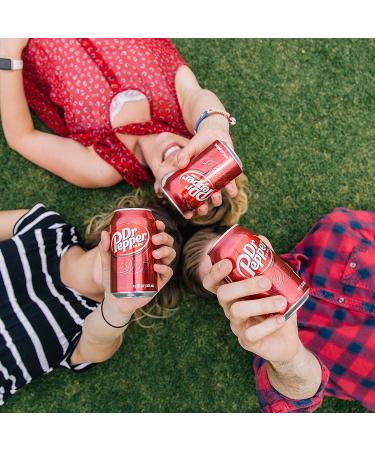 Dr Pepper Soda 12 fl oz Cans 12 Pack - Original Refreshing Beverage - Buy Online on GoSupps.com