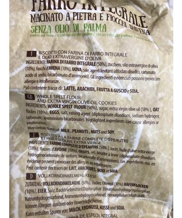  Italian Gourmet E.R. Doemi Biscotti con Farro Integrale Pack of 6 biscuits with stone-ground spelt oat flakes and olive oil 450g + Italian Gourmet Polpa di Pomodoro 400g box - Buy Online on GoSupps.com