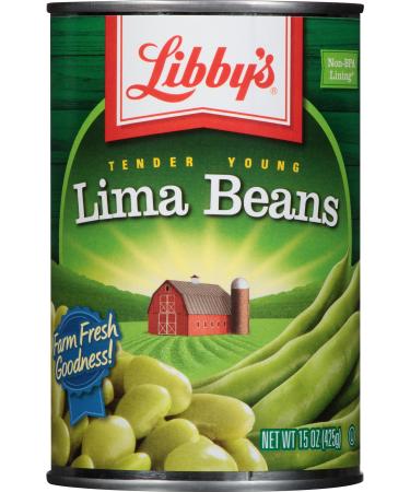 Libby's Lima Beans, 15 Ounce (Pack of 12) - Buy Online on GoSupps.com