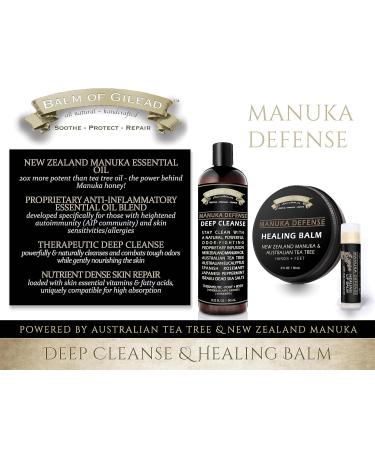 BALM OF GILEAD Manuka Eczema Honey Cream - Manuka Defense Healing Lip Balm Intensive Moisture Therapy - Moisturizer for Sensitive Skin Eczema Psoriasis Dermatitis - Buy Online on GoSupps.com