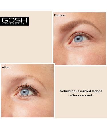 Gosh Catchy Eyes Drama Mascara XL Volume 24H Hold Vegan & Allergy-Friendly Eco-Friendly Packaging 001 Black - Buy Online on GoSupps.com