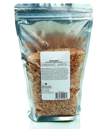 IndusClassic Authentic Pure Natural Halal Unprocessed Himalayan Edible Pink Cooking Salt --- 2 lbs Medium Coarse Grain 13mm 2 Pound (Pack of 1)