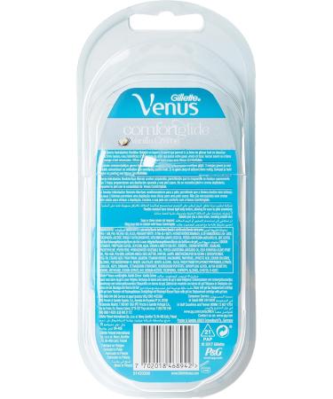 Buy Venus Comfortglide Vanilla Ladies Razor | No Shaving Cream Required | Official Razor with 1 Blade - International Shipping - Buy Online on GoSupps.com