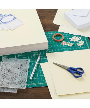 110lb Yellow Ivory Cardstock Paper Pack - Double Sided for Crafts & Scrapbooking - 100 Sheets 8.5x11 - Buy Online on GoSupps.com