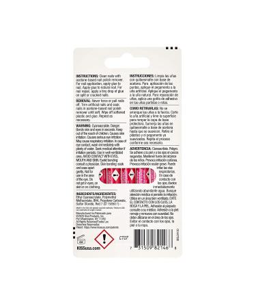 Kiss Pink Gel Nail Glue - Professional Strength Pink Gel Adhesive - Buy Online on GoSupps.com