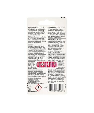 KISS Pink Gel Nail Glue - Long Lasting Professional Nail Adhesive - Buy Online on GoSupps.com