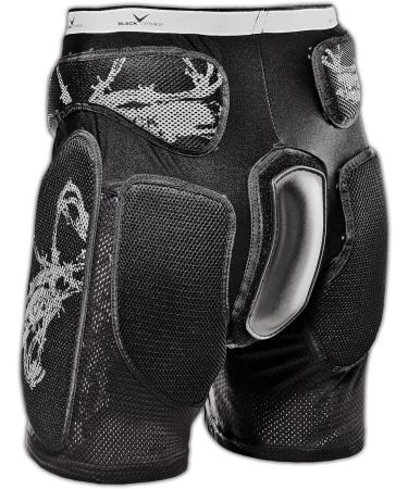 Shop Black Crevice Unisex Protector Shorts - Ultimate Ski & Snowboard Protection for Men & Women | XL Schwarz | Padded Thighs & Hips - Buy Online on GoSupps.com