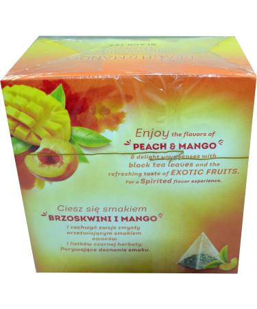 LIPTON - Peach Mango Tea 20S Pyramid - Pack of 3 - Buy Online on GoSupps.com