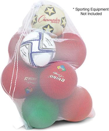 Champion Sports Mesh Equipment Bag 24x48 Black - Durable and Spacious - Buy Online on GoSupps.com