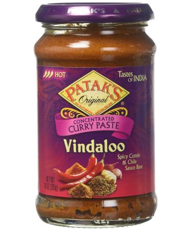 PATAKS Paste Curry Vindaloo, 10 oz 10 Ounce (Pack of 1) - Buy Online on GoSupps.com