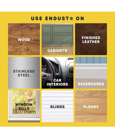 Endust Multi-Surface Lemon Zest Cleaning Spray 12.5oz (2-Pack) - Dusting and Polishing Formula - Buy Online on GoSupps.com