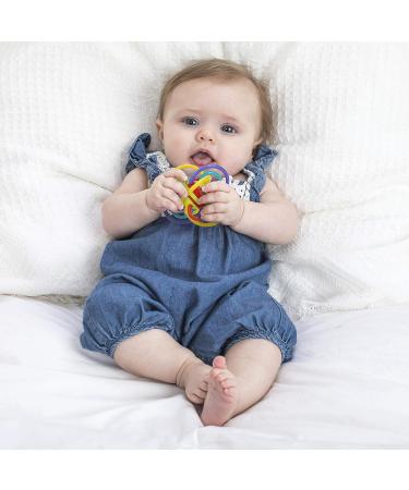 Nuby Lots A Loops Sensory Teether Toy and Rattle - Multicolor | Baby & Toddler 3M - Buy Online on GoSupps.com
