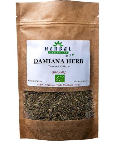 Damiana Tea Loose Dried Leaves/Turnera diffusa - Herbal Remedies by J. - Ziele Damiana - Buy Online on GoSupps.com