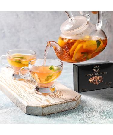 LICOFUL Licorice Root Sticks - 100% Pure and Natural Flavor - 18-25 Sticks, 3.5-5 Inches Long - 3.52 Ounce Pack - Chew Licorice Root - Buy Online on GoSupps.com