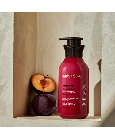  O BOTICARIO O Botic rio Nativa SPA Plum Skincare Gift Set with 2 Products | Body Moisturizer 400ml & Fragrant Body Oil 200ml - Buy Online on GoSupps.com