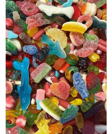 Pick & Mix Sweets 900g Resealable Pouch - Gummy Jelly Fizzy Sour Pick N Mix Candy From The Village Sweet Co. - Buy Online on GoSupps.com