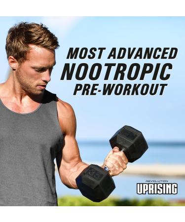 Revolution Nutrition Uprising Hero Citrulline Malate 2:1 DMAE Lion's Mane Caffeine For Men & Women 450g 30 Servings Strawberry Cotton Candy Strawberry Cotton Candy 450g - Buy Online on GoSupps.com