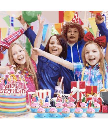 Party Supplies 25Pcs Party Decorations Happy Birthday Party Cake Topper Cupcake Decorations for Kids - Buy Online on GoSupps.com