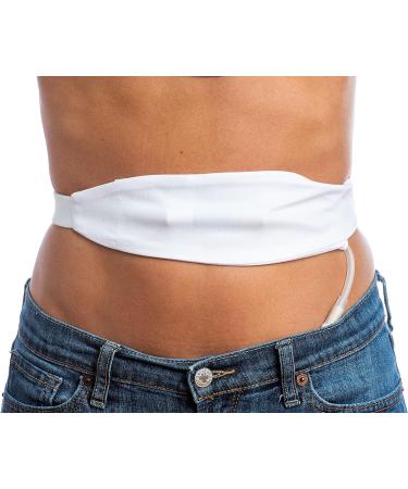 Tuck-Away PD Dialysis Belt - White L 40-50 | Supportive and Comfortable - Buy Online on GoSupps.com