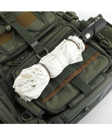 Molle Accessories Kit - 34 Attachments for Tactical Backpack, Vest & Belt - D-Ring Locking Gear Clip - Tan - Buy Online on GoSupps.com