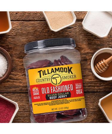 Buy Tillamook Country Smoker Hardwood Smoked Silver Dollar Beef Jerky - 13 Oz Old Fashioned Flavor - Buy Online on GoSupps.com