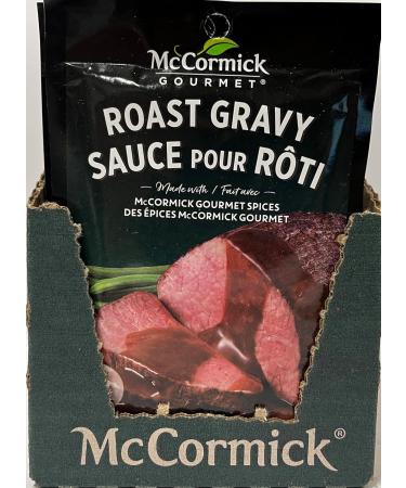 McCormick Gourmet Premium Quality Dry Sauce Mix Roast Gravy 32g Case Pack 12 Count - Packaging May Vary - Buy Online on GoSupps.com