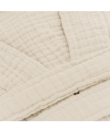 Sustainable Life Turkish Cotton Unisex Bathrobe | Soft & Absorbent | Natural Garment Wash | L-XL Size - Buy Online on GoSupps.com