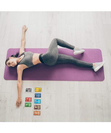 Stack 52 Yoga Exercise Cards - Beginner to Advanced Poses - Improve Fitness and Flexibility - Mega Pack with Video Instructions - Buy Online on GoSupps.com
