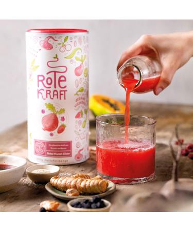 Red Power Powder 600g (20 Servings) - Rich in Vitamins Antioxidants Turmeric Maca Root Ginseng and Guarana Superfood Powder Red Berries Elixir with Roots Berries and A ai Alpha Foods - Buy Online on GoSupps.com