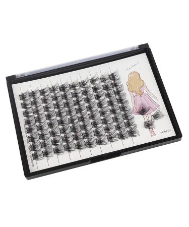 Bodermincer D Curl Wide Cluster Individual Lashes - 10MM | 3D Russian Volume Mink Eyelash Extensions - Buy Online on GoSupps.com