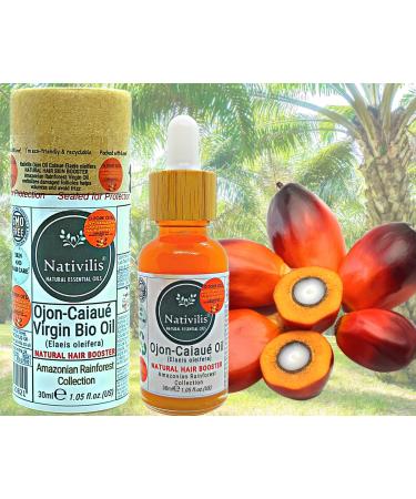 Nativilis Ojon Oil Caiaue Elaeis Oleifera Natural Hair Skin Booster Native Oil revitalized damaged follicle helps with volume structure and avoids can be mixed with copaiba